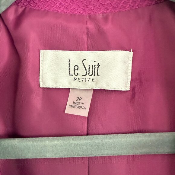 NWT - Le Suit Jacquard Framed Sheath Coat Suit - New With Tags - 2P - Picture 3 of 5